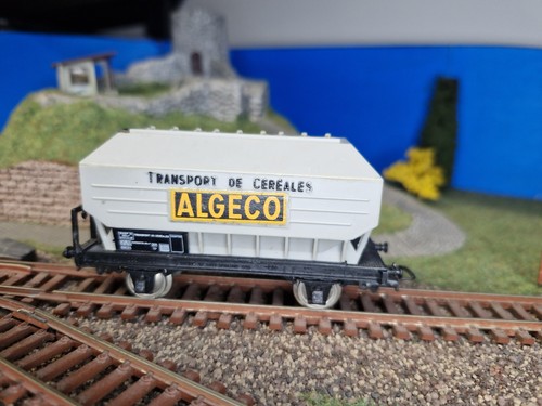 Wagon céréalier algeco - algeco, jouef