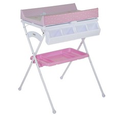 Aziamor Tik Tak Table À Langer Et Baignoire 2 En 1 Couleur Rose