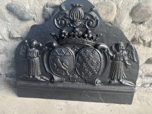 Plaque fonte religieuse - fonte,