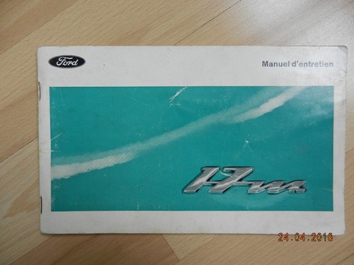 Notice utilisation ford - notice, d'utilisation