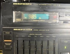 Stereo Amplifier + Tuner ~ Marantz ~ Black ~ Integrated ~ TA-60 ~ 1986 ~st-60