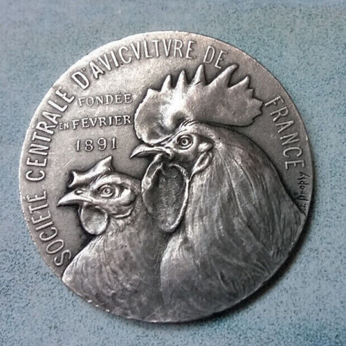 Médaille voliere basse cour - médaille, basse-cour