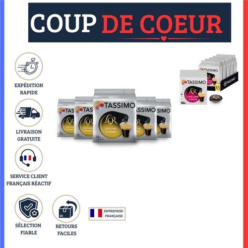 Tassimo dosettes café long - dosettes,