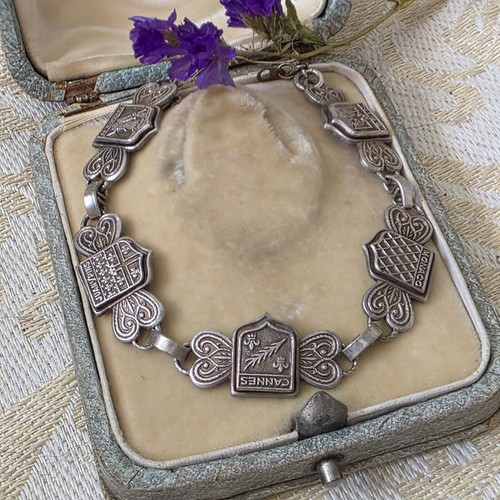 Bracelet vintage blasons - bracelet,