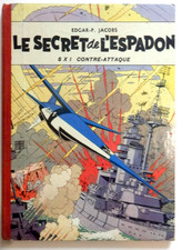 BLAKE ET MORTIMER LE SECRET DE L ESPADON SX1 CONTRE ATTAQUE 1957 