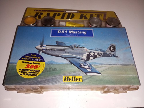Maquette avion heller p 51 - d,
