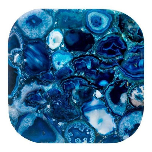 Table pierre agate - pierre, bleue