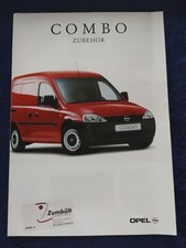 Opel Combo Accessories Brochure 08.2001