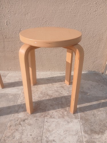 Tabouret vintage alvar aalto - vintage,