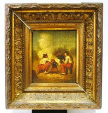 Ancienne Huile sur panneau  3