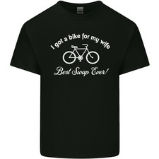 Cyclisme J'ai Un Vélo Pour Ma Femme Cycliste T-Shirt En Coton Léger