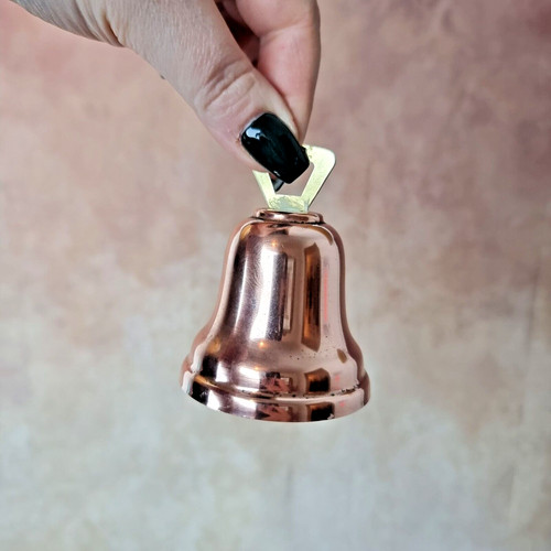 Cloche cuivre avec anse - avec, en