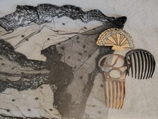 mantille ancienne en dentelle