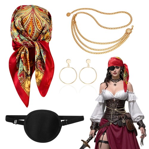Pièces costume pirate femme - 4,
