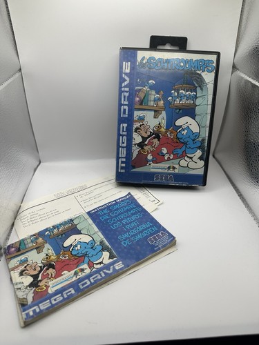 Jeu megadrive les schtroumpfs - jeu,
