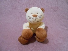 Doudou peluche Tigre beige