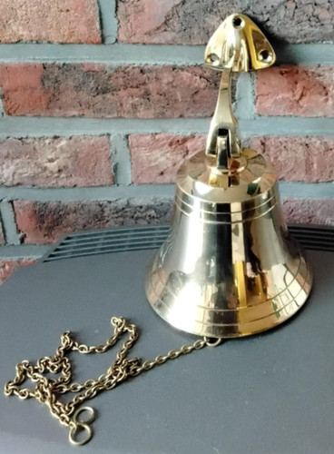 Cloche murale laiton - cloche, en