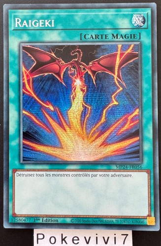 Carte raigeki - carte,
