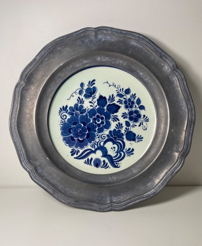 Assiette faïence delfts - assiette,