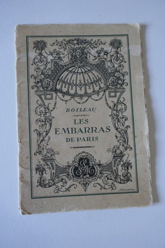 Plaquette boileau les - -,