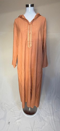 Djellaba légère camel - , avec