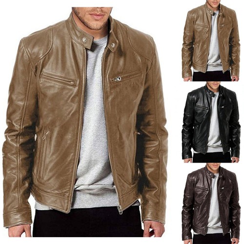 Vestes cuir design manches - en,