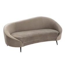 Canapé Design 3 Places "Elisabeth" 182cm Gris