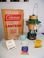 UNFIRED 3/1959 Coleman 228E Big Hat W/Box/Papers-Unfired/Unfuel