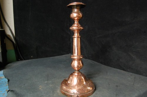 Bougeoir cuivre rouge - bougeoir, en