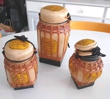3 Paniers A Riz bambou et