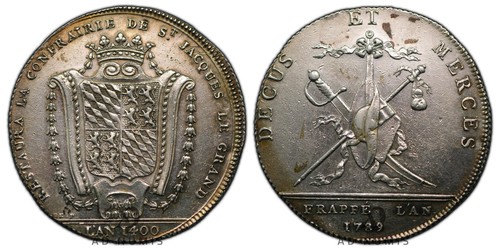 Belgique jeton 1789 confrérie - jeton,