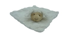 Doudou mouton plat blanc -