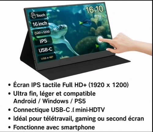 écran tactile portable - Écran,