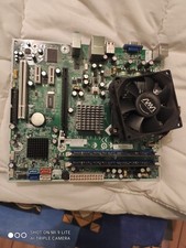 carte mère MS 7525 ver1 avec processeur ventilateur et barrettes mémoires vive