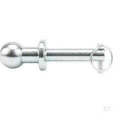 Boule d'attelage 50mm - Longueur 105 / 190mm - Axe 24mm - 1.5T - Non Filetée