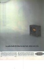1987 ADVERTISING GODIN le poele ART-DECO