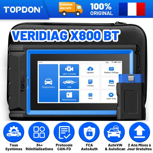 2026 topdon x800bt valise - x800bt,