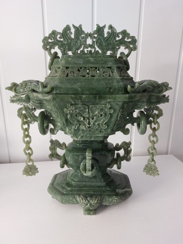 Grande sculpture jade - grande, en