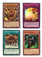 Carte Yugioh Set 4 Cartes