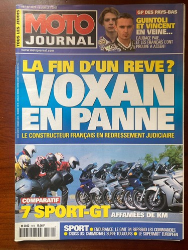 Moto journal 2001 voxam - moto,