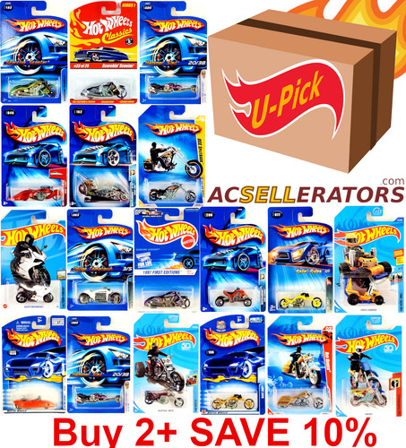 Hot wheels motorcycles - hot,