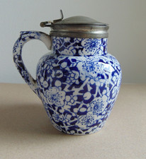 Moutardier ancien faïence