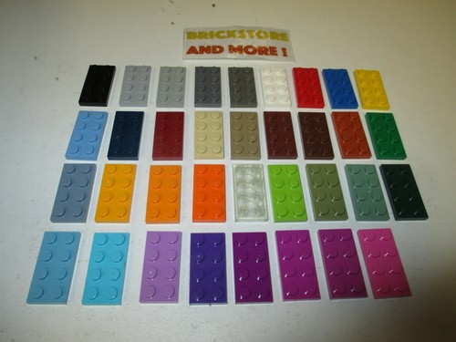 Lego plate plaque 2x4 4x2 - -,