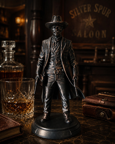 Figurine doc holliday western - holliday,