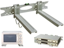 Support mural argenté pour