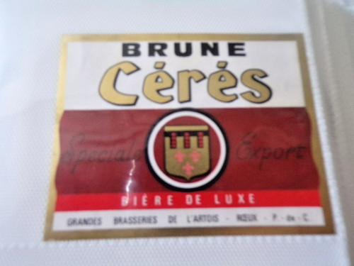Etiquette ancienne biere - etiquette,