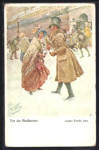 Carte postale artiste - carte, d'artiste