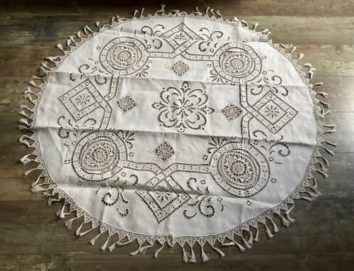 Ancienne nappe broderie - ancienne,