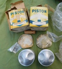 TRIUMPH MOTORCYCLE 650CC MC RACING PISTONS .060 BONNEVILLE T120 TR6 T110 6T NOS