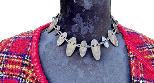 Biche bere collier etain - ,